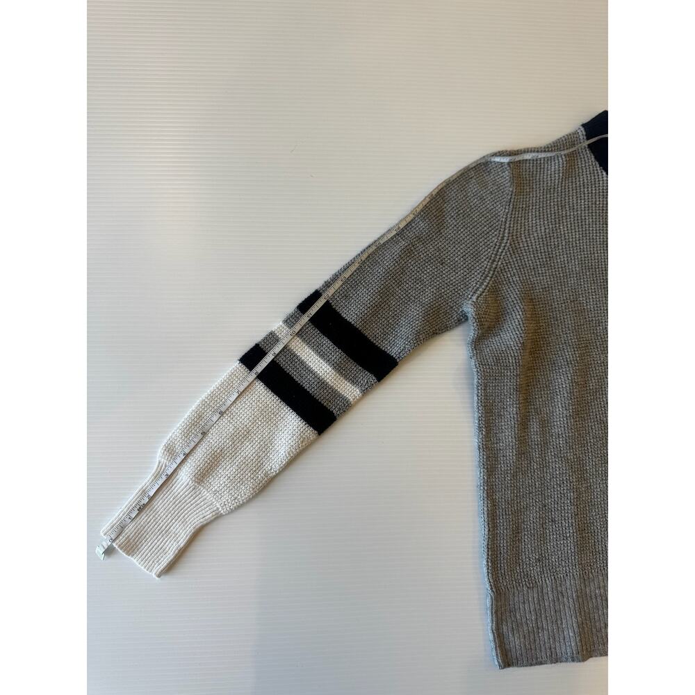 Faherty Throwback Crewneck Sweater Womens’ Small Gray Organic Cotton Cashmere - Picture 6 of 16